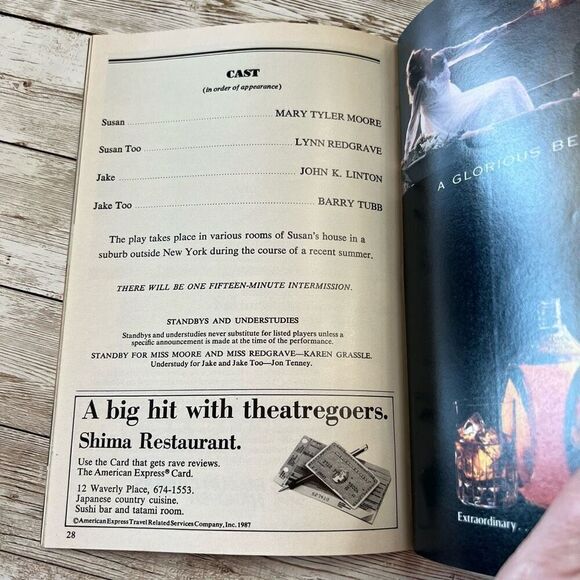 Sweet Sue PLAYBILL March 1987 Music Box Theatre Broadway NYC Vintage Program - Picture 7 of 16